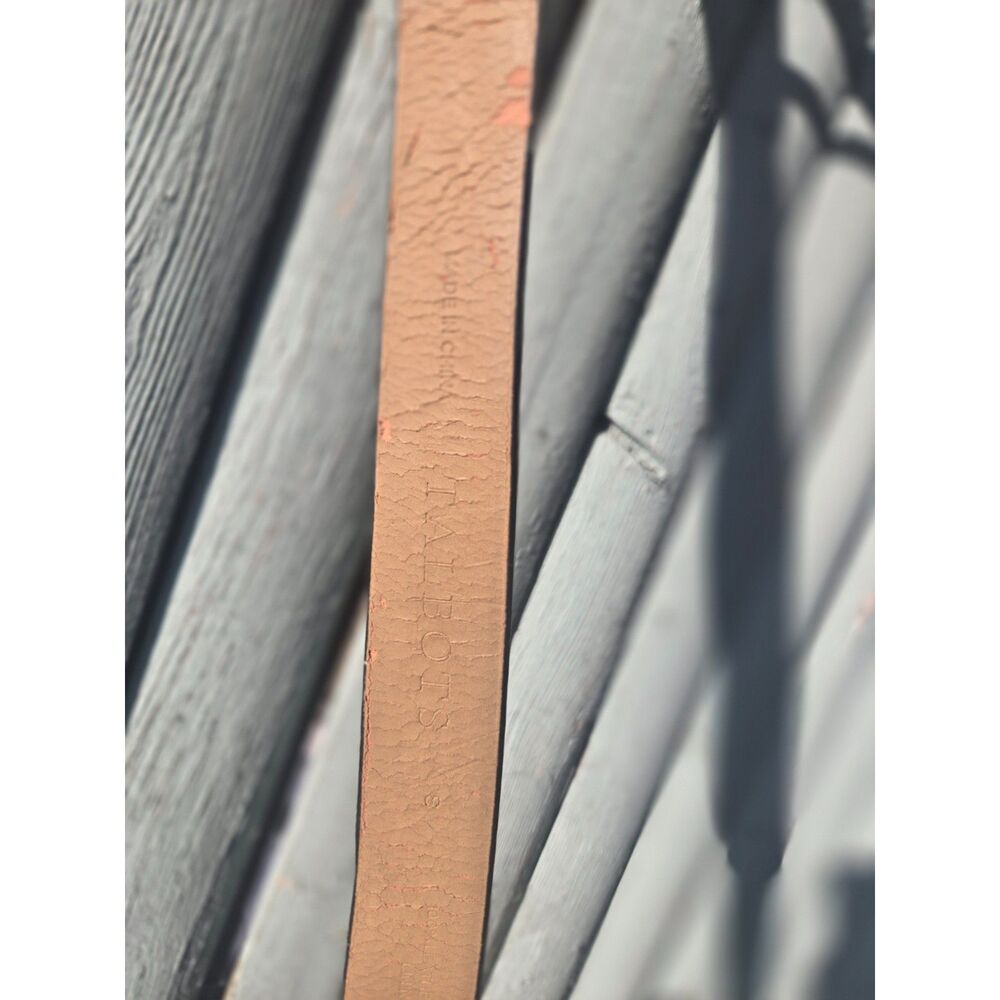 Talbots Black Patent Leather Skinny Belt | Classic Minimal | Small - Picture 3 of 4